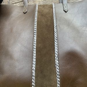 Madewell Transport Tote in Dark Olive - NWT